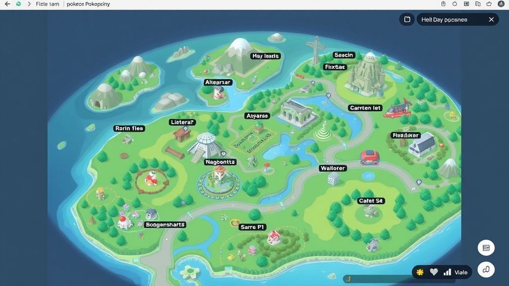 宝可梦波克比乐园区域全解析：你的专属乐园有多大？