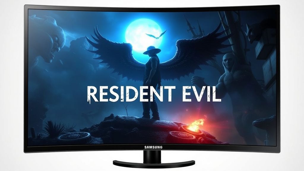 三星G5 OLED电竞显示器史低至349.99美元！免费赠送《生化危机：安魂曲》激活码