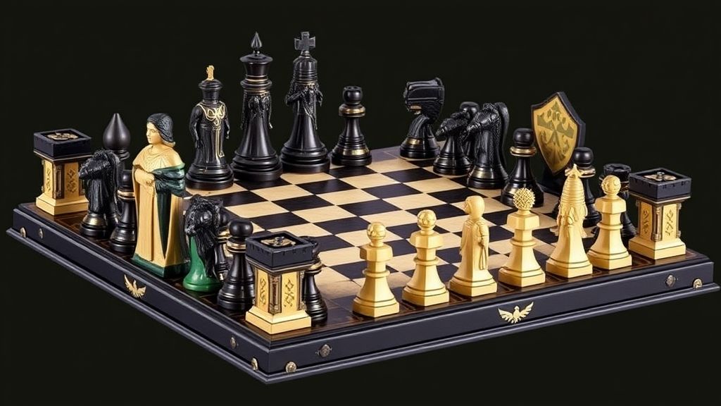 《塞尔达传说》主题象棋套装回归！32个角色手办带你重温海拉鲁传奇